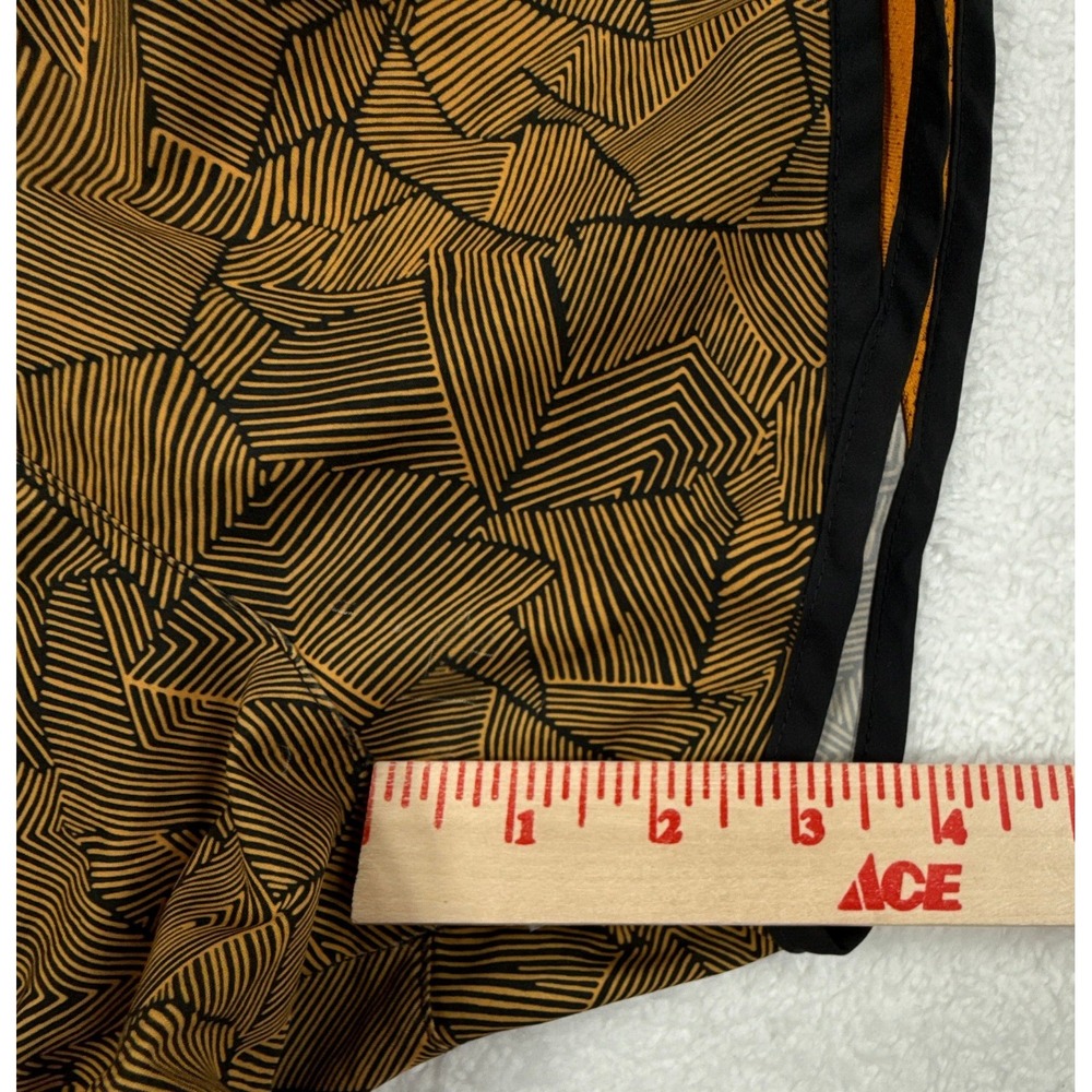 Nike Dri-FIT Tempo Womens Small Orange Black Prism Print Running Shorts - Picture 11 of 11